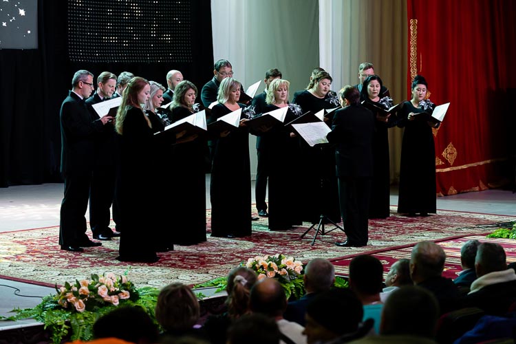 В Сатпаеве – горняцкой столице Казахстана – состоялся концерт хора Казахстанского Митрополичьего округа 