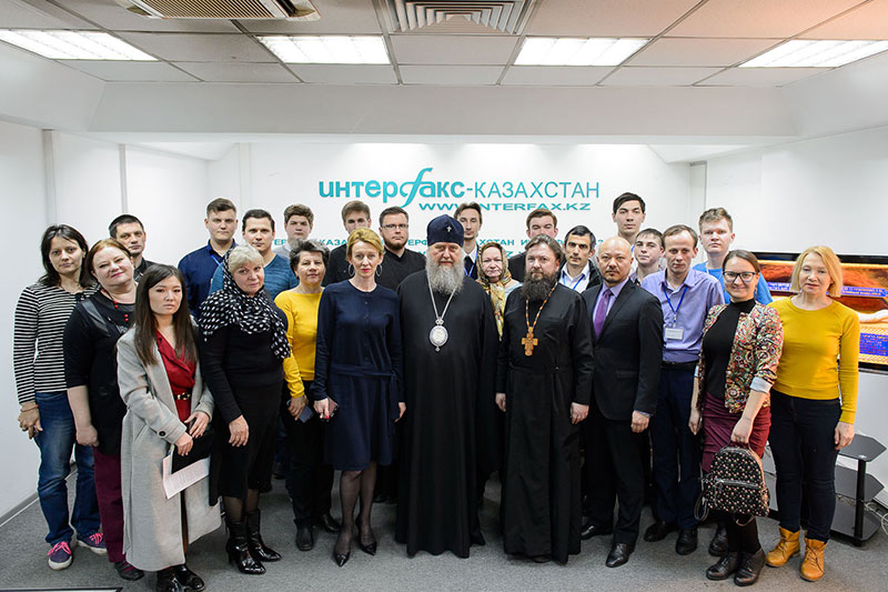 В Алма-Ате состоялась пресс-конференция Главы Казахстанского Митрополичьего округа, посвященная Светлому Христову Воскресению