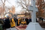 В Алма-Ате на месте мученического подвига иерея Парфения (Красивского) установлен и освящен памятный крест