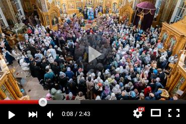  Мощи святителя Спиридона в Южной столице (ВИДЕО)