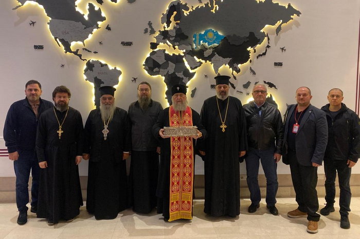 Десница святителя Спиридона Тримифунтского доставлена в столицу Казахстана – Астану