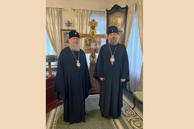 Глава Казахстанского Митрополичьего округа встретился с Управляющим делами Московской Патриархии митрополитом Воскресенским Григорием