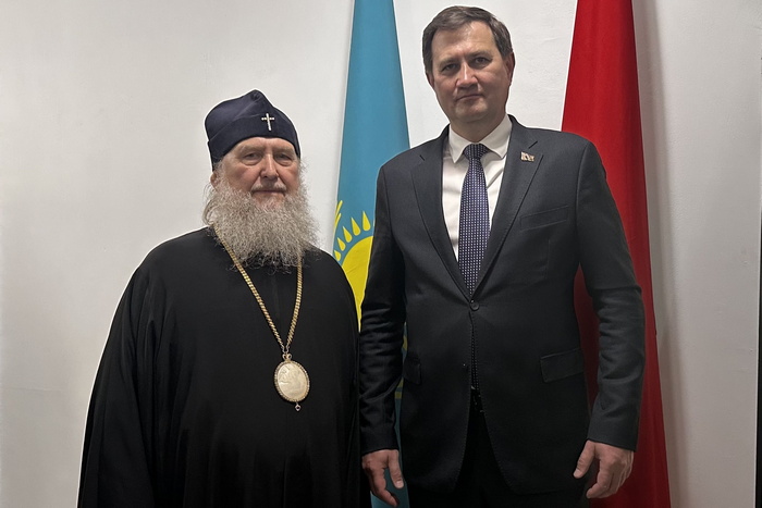 Состоялась встреча Главы Митрополичьего округа с министром иностранных дел Республики Беларусь М.В. Рыженковым