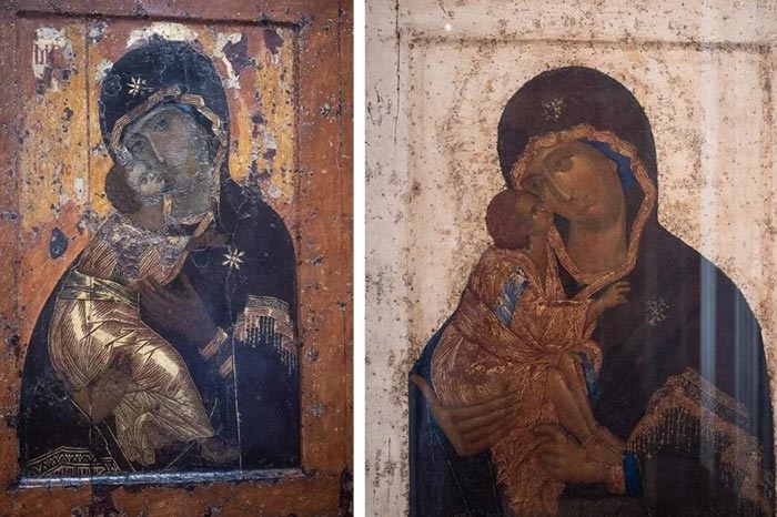 Русской Православной Церкви переданы чудотворные иконы Божией Матери «Владимирская» и «Донская»