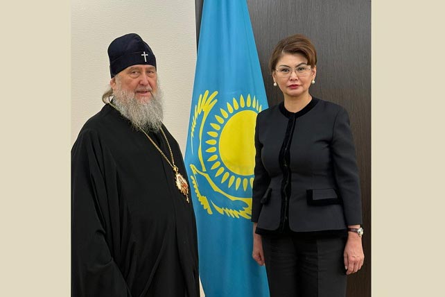Состоялась встреча митрополита Александра с вице-премьером Республики Казахстан А.Г. Балаевой