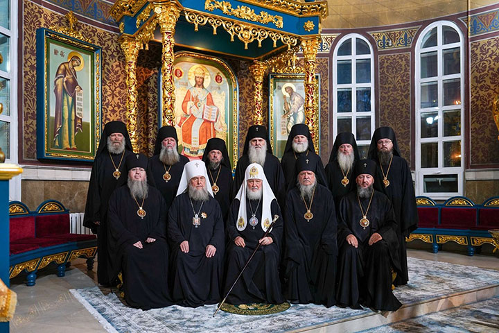 Благодарственное письмо Святейшего Патриарха Кирилла митрополиту Астанайскому и Казахстанскому Александру