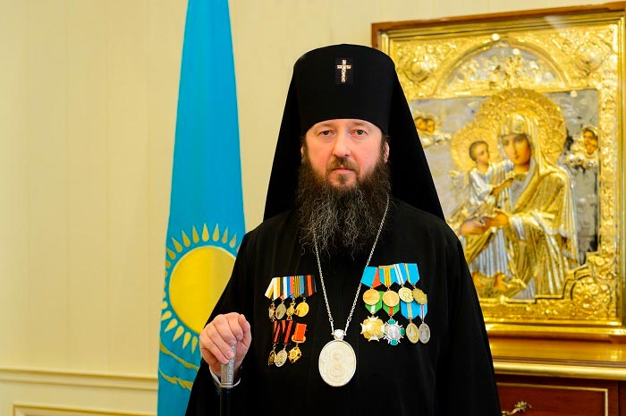 Congratulations from the Head of the Orthodox Church of Kazakhstan to Archbishop Amphilochius of Ust-Kamenogorsk and Semipalatinsk on his 55th birthday