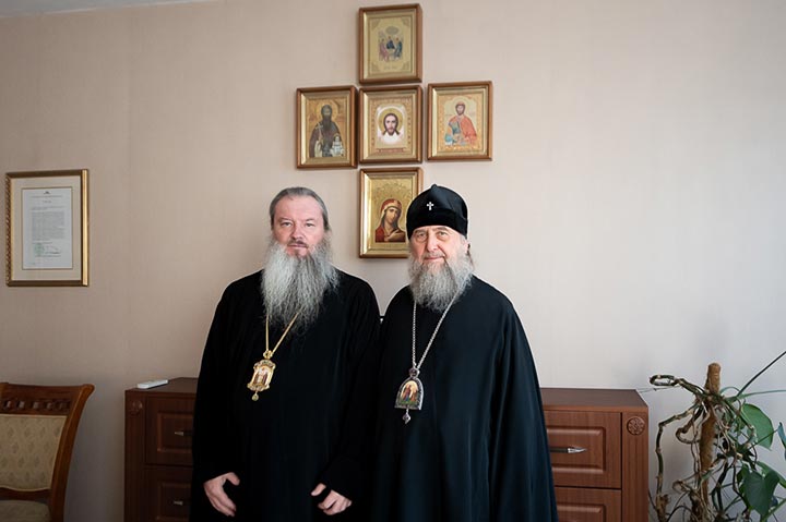 Глава Православной Церкви Казахстана провел рабочее совещание с епископом Чимкентским и Туркестанским Хрисанфом