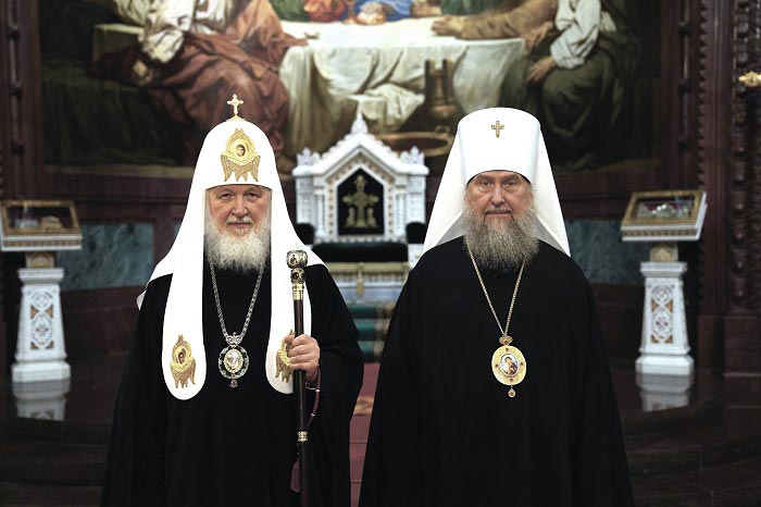 Патриаршее поздравление митрополиту Астанайскому и Казахстанскому Александру с 65-летием со дня рождения