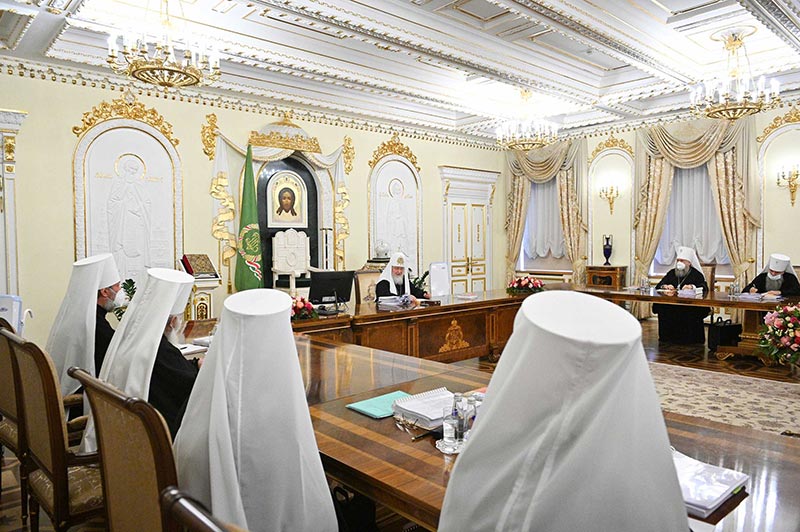  Митрополит Астанайский и Казахстанский Александр принимает участие в заседании Священного Синода Русской Православной Церкви