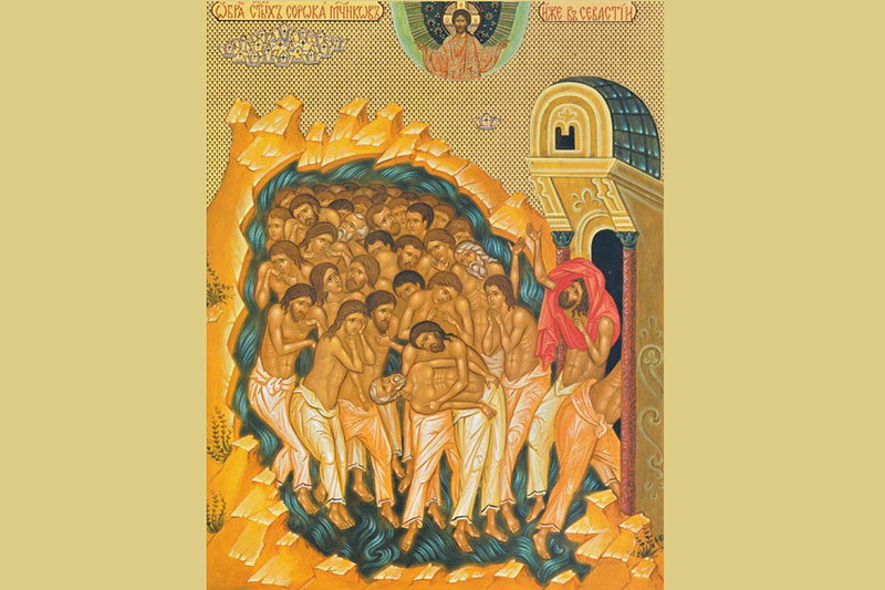 В праздник Севастийских мучеников митрополит Александр совершил Литургию в Матронинском храме Алма-Аты