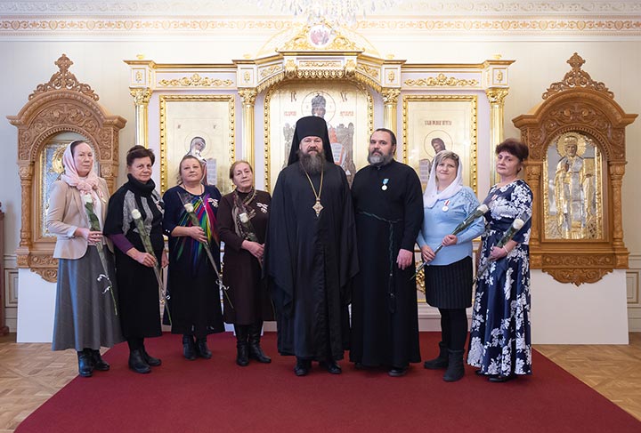 Епископ Нектарий вручил церковные награды потрудившимся ко благу Православия на Казахстанской земле