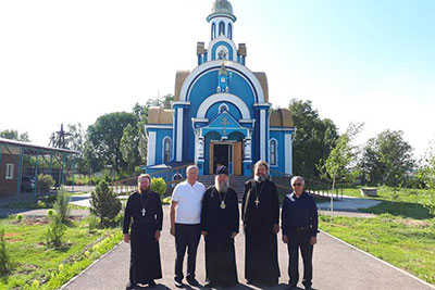 Митрополит Александр посетил храм в честь иконы Божией Матери «Неупиваемая Чаша» села Косозен