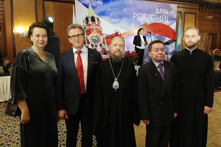 Представители Православной Церкви Казахстана приняли участие в праздничном приеме, посвященном Дню России