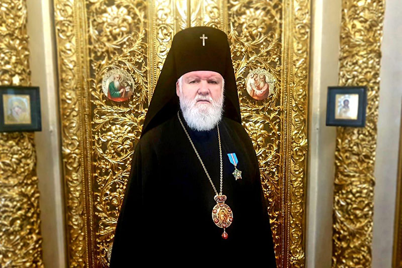Архиепископ Чимкентский и Таразский Елевферий награжден орденом «Курмет»