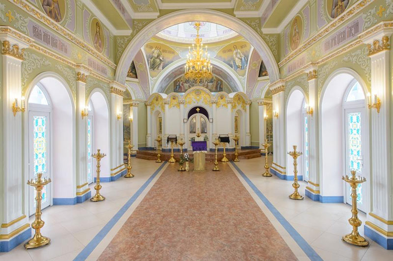 Митрополит Александр посетил с рабочим визитом подворье Иверско-Серафимовского женского монастыря города Алма-Аты