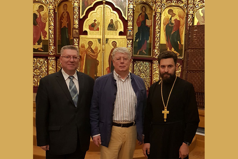 Вознесенский кафедральный собор Южной столицы посетил посол Российской Федерации в Казахстане А.Н. Бородавкин