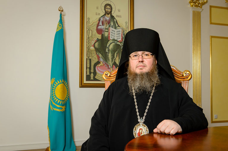 Патриаршее поздравление епископу Петропавловскому Владимиру с 50-летием со дня рождения