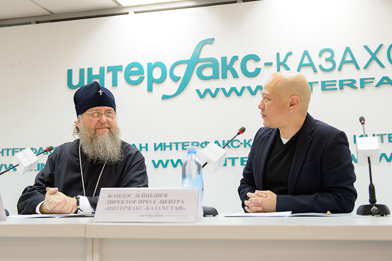 В Алма-Ате состоялась пресс-конференция Главы Казахстанского Митрополичьего округа, посвященная празднику святой Пасхи (+ВИДЕО)
