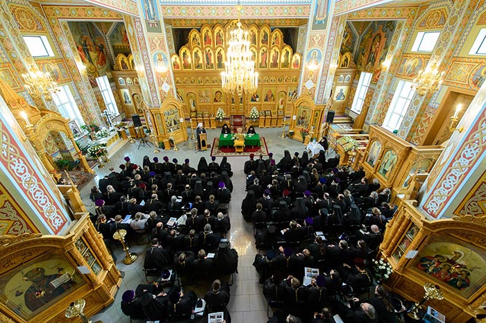 Под председательством митрополита Александра состоялось годовое епархиальное собрание Астанайской и Алма-Атинской епархии Казахстанского Митрополичьего округа