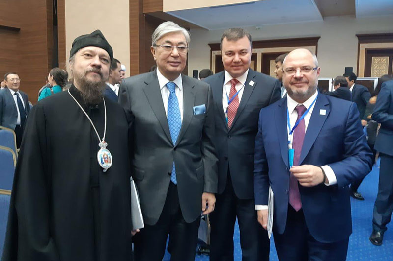 Епископ Каскеленский Геннадий выступил на Съезде лидеров мировых и традиционных религий