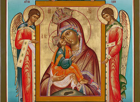 Астанайская-Почаевская икона Божией Матери