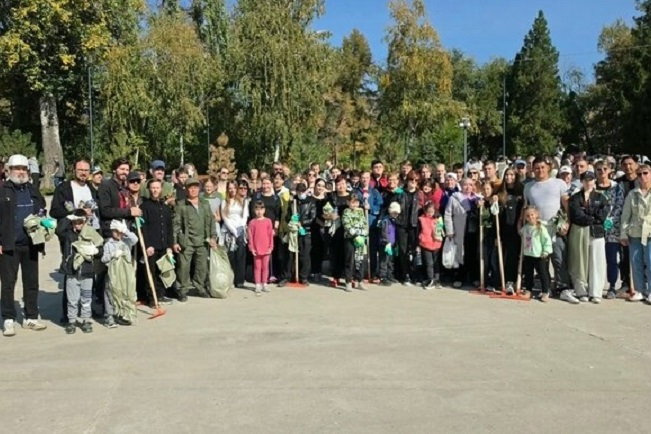 Представители Алма-Атинской епархии приняли участие в экологической акции «Таза Қазақстан» в Южной столице