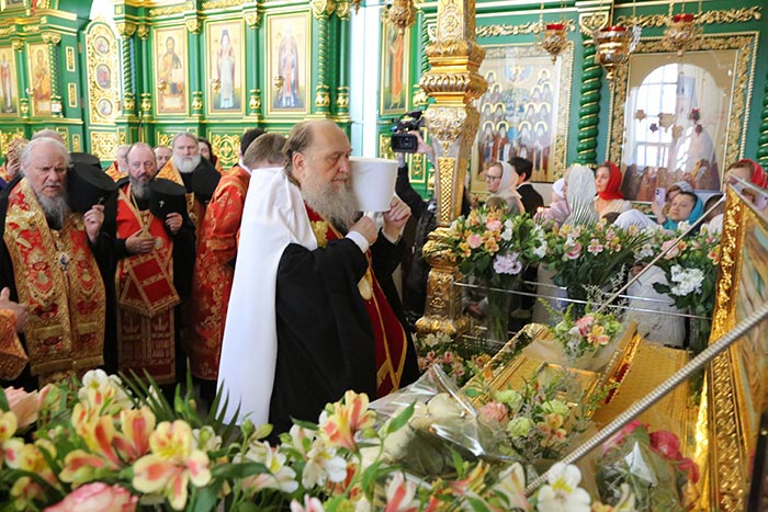Митрополит Александр возглавил торжества в «Шахтерской столице» по случаю 60-летия преставления преподобного Севастиана Карагандинского
