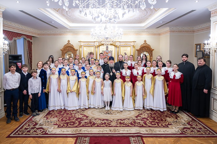 Митрополит Александр поздравил учащихся воскресных школ храмов города Алма-Аты с Рождеством Христовым