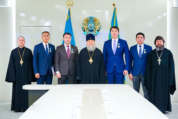 Глава Казахстанского Митрополичьего округа выразил благодарность руководству и сотрудникам столичного акимата за участие в подготовке визита Святейшего Патриарха Кирилла 