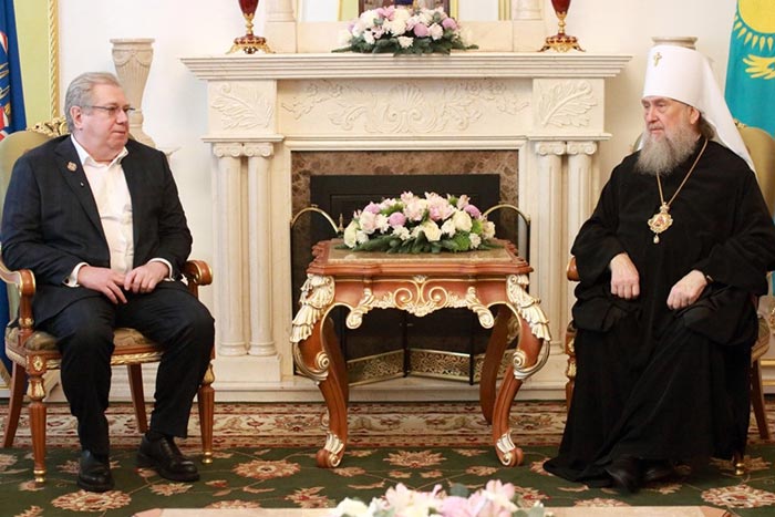 Благотворители Митрополичьего округа удостоены наград Православной Церкви Казахстана