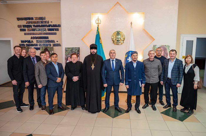 Секретарь Костанайской епархии иеромонах Геннадий (Бурдюжа) принял участие в совещании представителей религиозных объединений Костанайской области