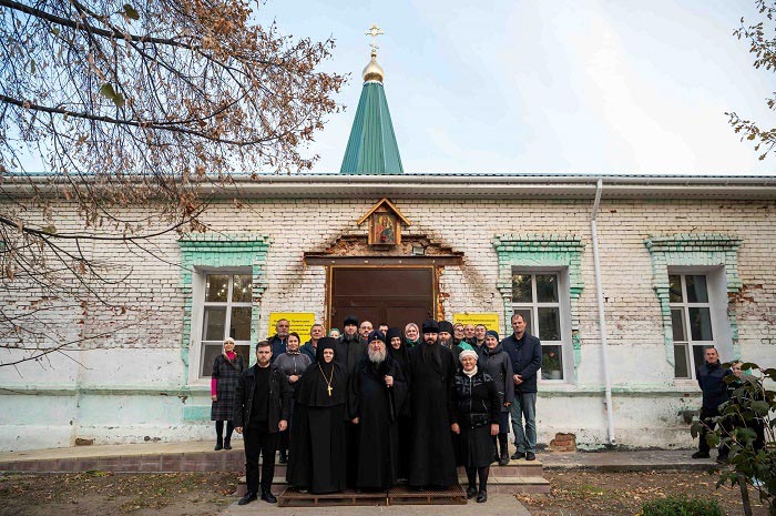 Глава Казахстанского Митрополичьего округа ознакомился с ремонтно-реставрационными работами в Иверско-Петропавловском монастыре в поселке Октябрьское