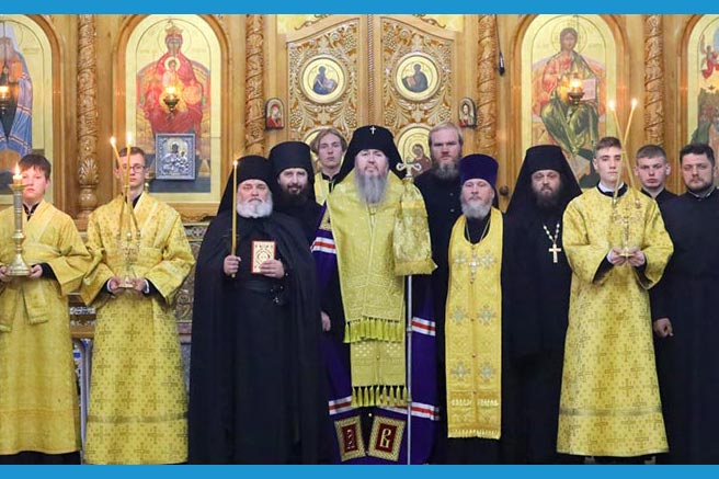 Архиепископ Владимир совершил монашеский постриг в Вознесенском кафедральном соборе города Петропавловска