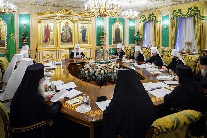 Глава Казахстанского Митрополичьего округа принимает участие в заключительном в 2023 году заседании Священного Синода