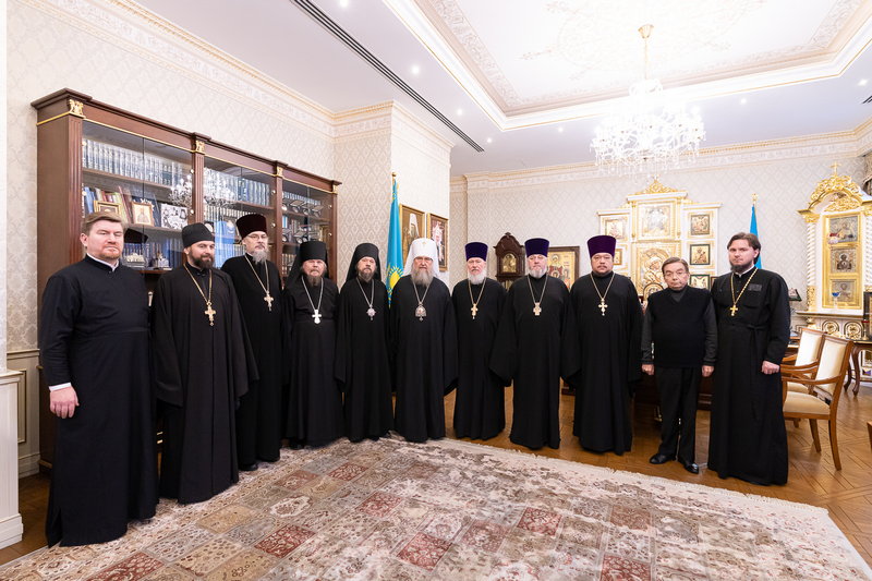 Митрополит Александр провел расширенное заседание епархиального совета Алма-Атинской епархии