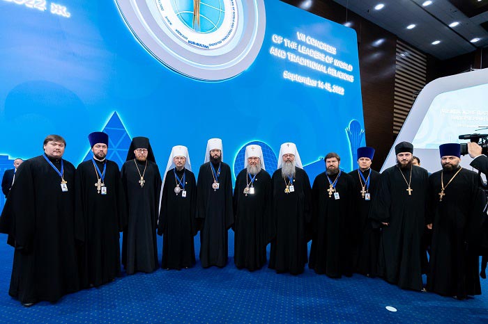 Митрополит Астанайский и Казахстанский Александр принимает участие в работе VII Съезда лидеров мировых и традиционных религий