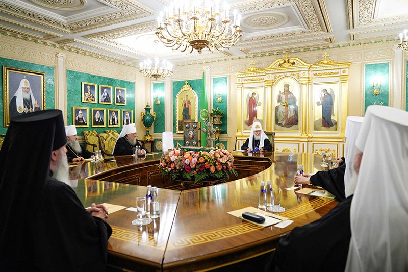 Митрополит Александр принял участие в заседании Священного Синода Русской Православной Церкви