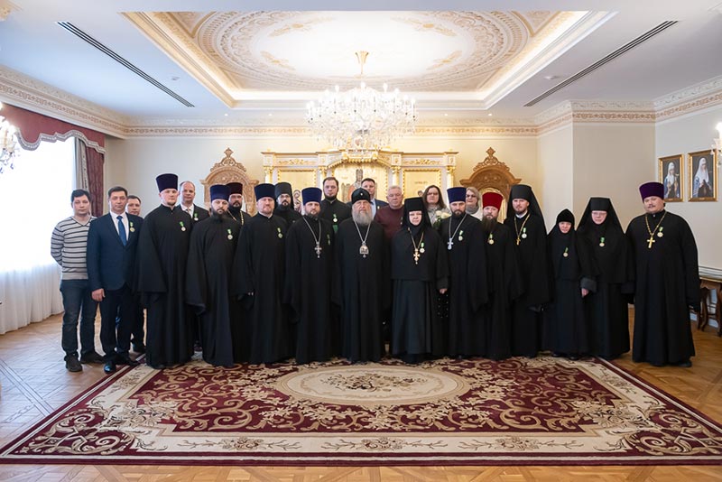 Священнослужители и миряне Алма-Атинской епархии удостоены церковных наград