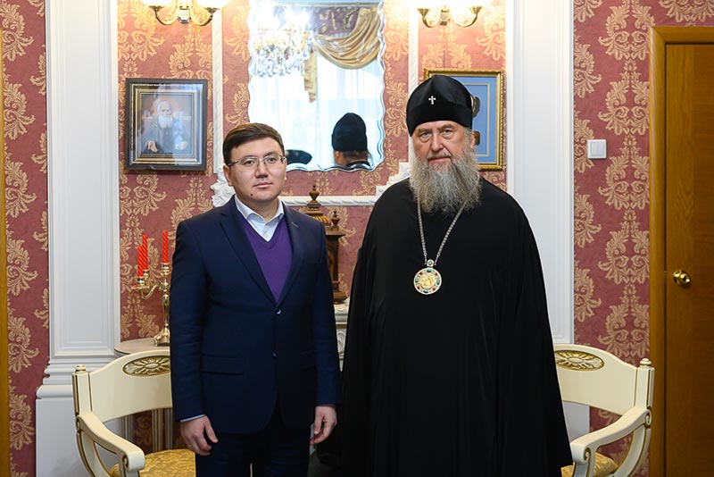 Митрополит Александр встретился с заместителем акима Северо-Казахстанской области