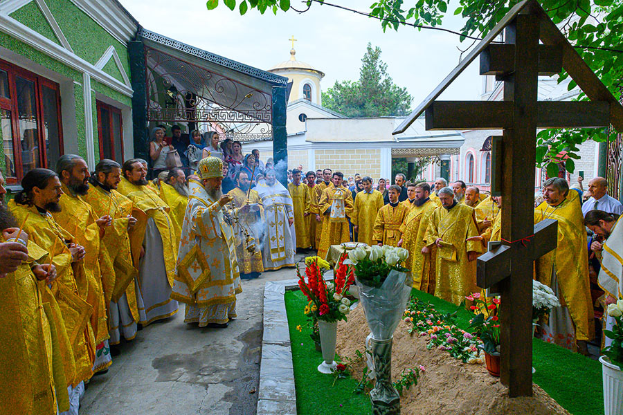На 40-й день после кончины архиепископа Чимкентского и Таразского Елевферия в столице Южного Казахстана совершена панихида