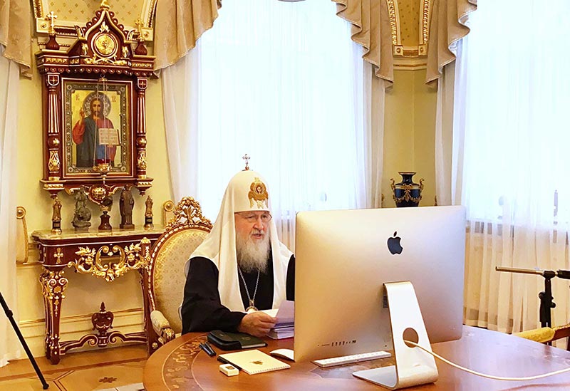 Глава Казахстанского Митрополичьего округа принял участие в заседании Священного Синода Русской Православной Церкви, состоявшемся в дистанционном формате