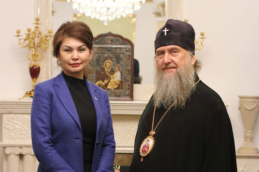 Митрополит Александр и министр культуры и информации Республики обсудили вопросы патриотического и духовно-нравственного воспитания юных казахстанцев