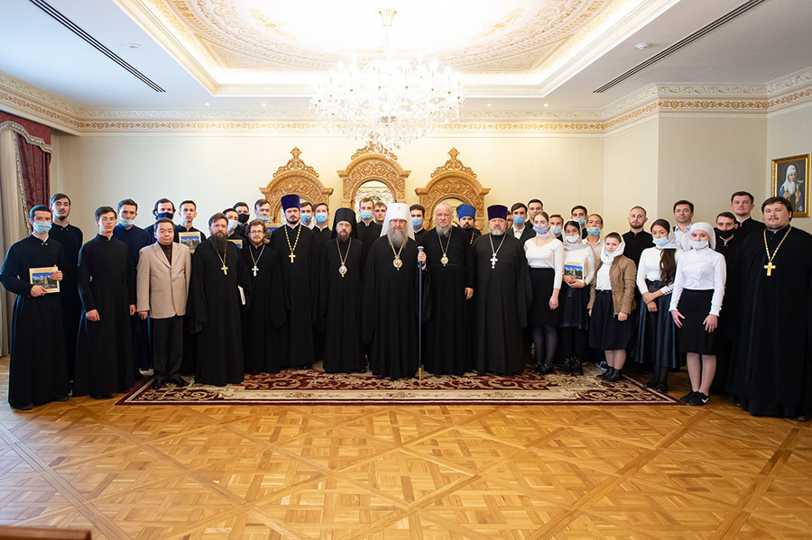 Состоялась встреча митрополита Астанайского и Казахстанского Александра со студентами Алма-Атинской духовной семинарии