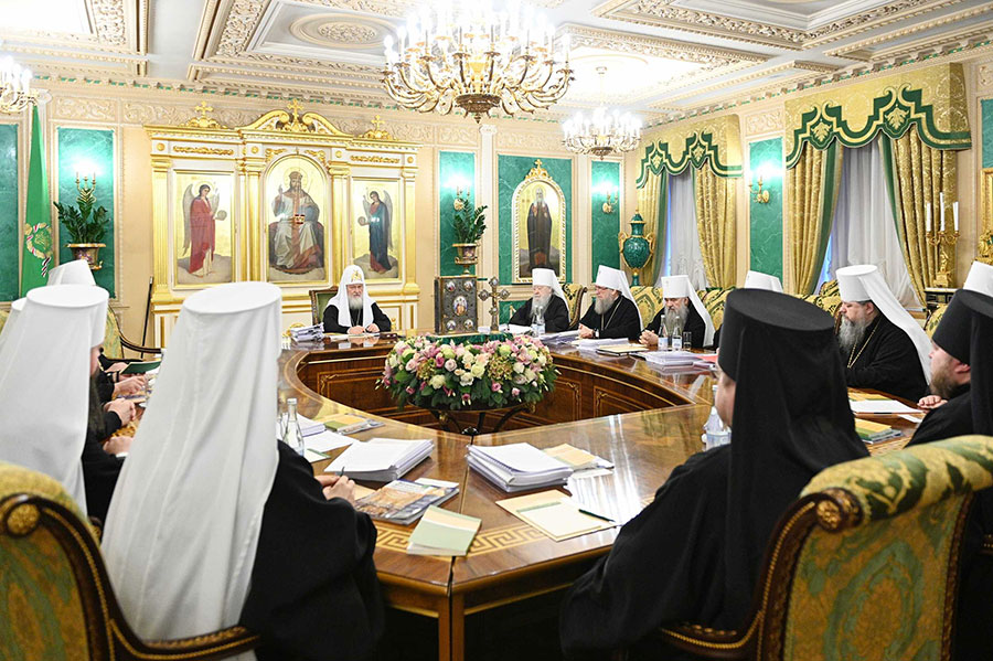 Глава Казахстанского Митрополичьего округа принял участие в заключительном в 2019 году заседании Священного Синода Русской Православной Церкви