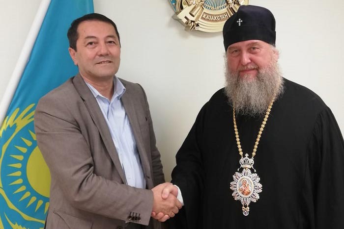 Состоялась встреча митрополита Александра с руководителем дипломатической миссии Казахстана в Эстонии