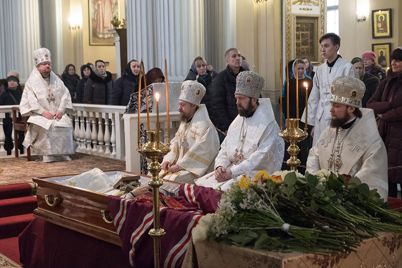 Епископ Каскеленский Геннадий принял участие в отпевании епископа Царскосельского Маркелла