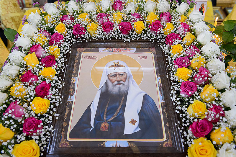 В неделю мясопустную в Алма-Ате состоялись торжества по случаю принесения ковчега с мощами святителя Тихона, Патриарха Всероссийского