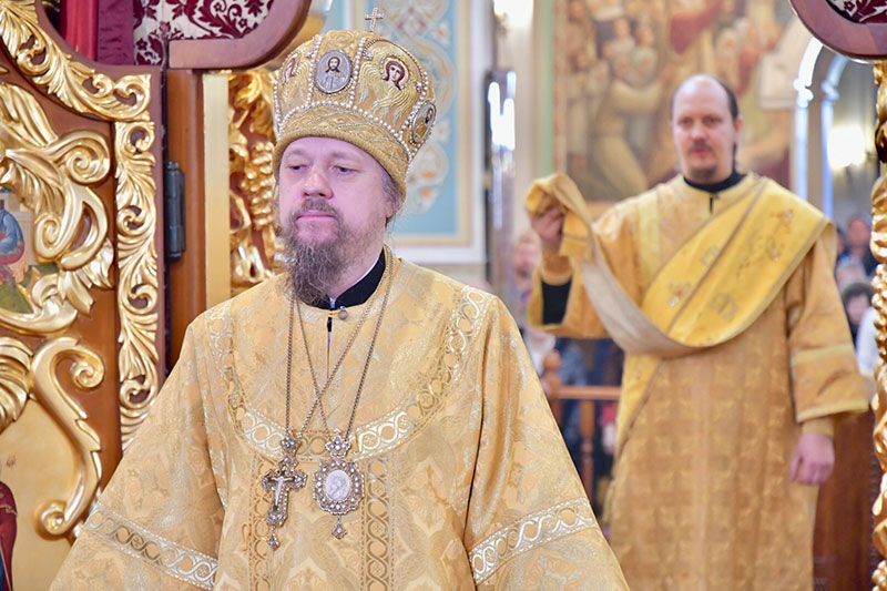 Служение епископа Каскеленского Геннадия в неделю о блудном сыне