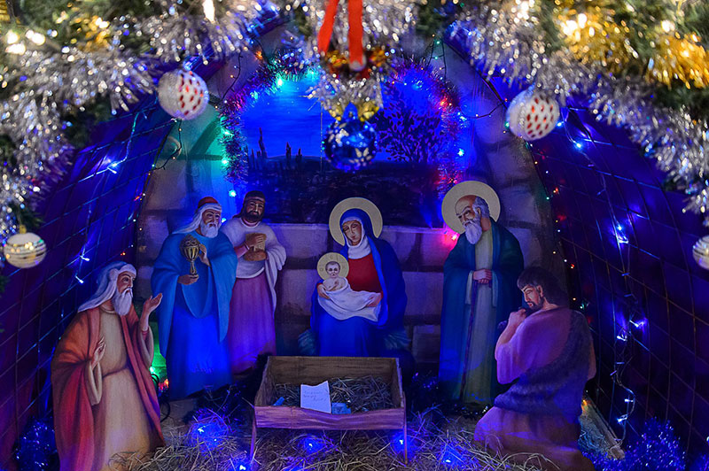 В канун праздника Рождества Христова Глава Православной Церкви Казахстана совершил всенощное бдение в Успенском кафедральном соборе Астаны